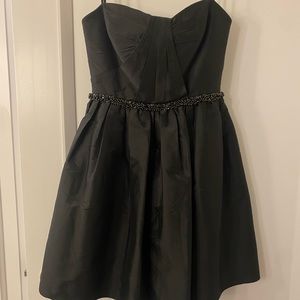 Black short strapless formal dress. Alexia Admor size XS (fits up to size small)